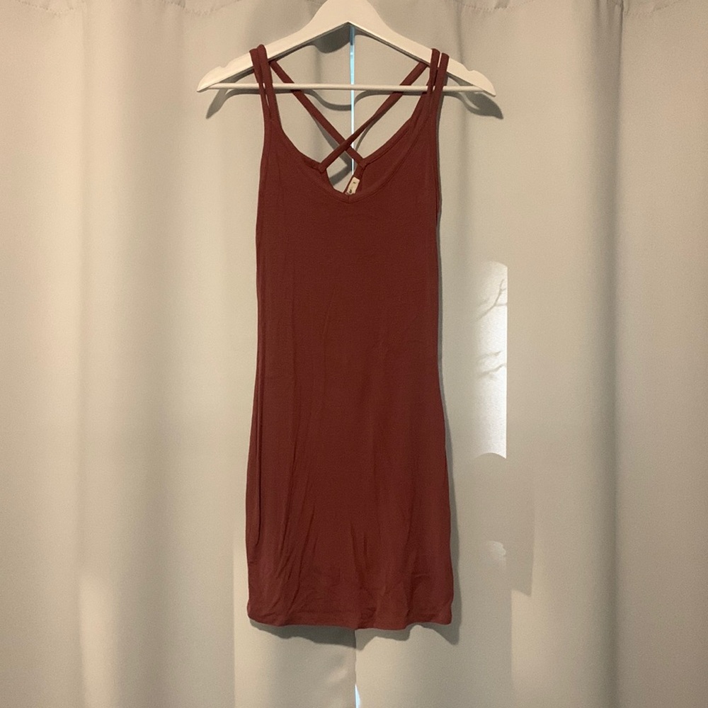 Garage ribbed body-con dress